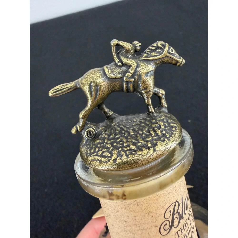 Blanton's Single Barrel Bourbon Whisey Empty Bottle Stopper Ltr O 750ml Unrinsed